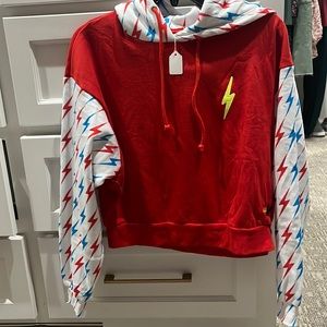 Aviator Nation lightning bolt sweatshirt/hoodie size small